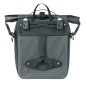 SACOCHE ARRIERE VELO LATERALE BASIL NAVIGATOR CYCLOTOURISTE WATERPROOF 12-15L NOIR FIXATION MIK SIDE SUR PORTE BAGAGE