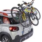 PORTE VELO DE COFFRE MOTTEZ SHIVA-3 POUR 3 VELOS AVEC EMPLACEMENT AVEC ANTIVOL - HOMOLOGUE ET COMPATIBLE SUR 320 VEHICULES