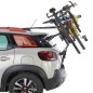 PORTE VELO DE COFFRE MOTTEZ SHIVA-3 POUR 3 VELOS AVEC EMPLACEMENT AVEC ANTIVOL - HOMOLOGUE ET COMPATIBLE SUR 320 VEHICULES