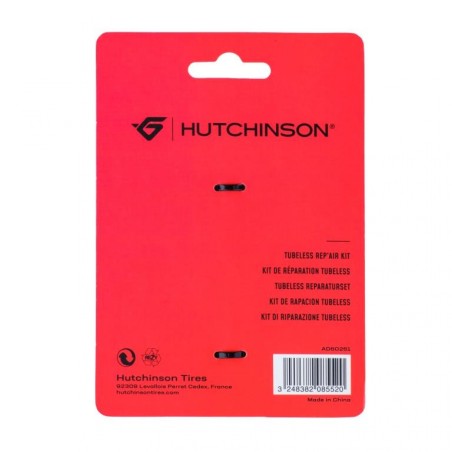 Kit de Reparation Hutchinson Tubeless avec MÃ¨ches Autocollantes