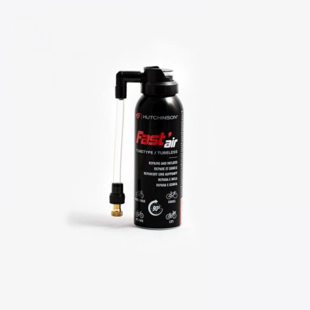 Spray Latex Hutchinson avec Embout à Visser pour réparation de Pneus