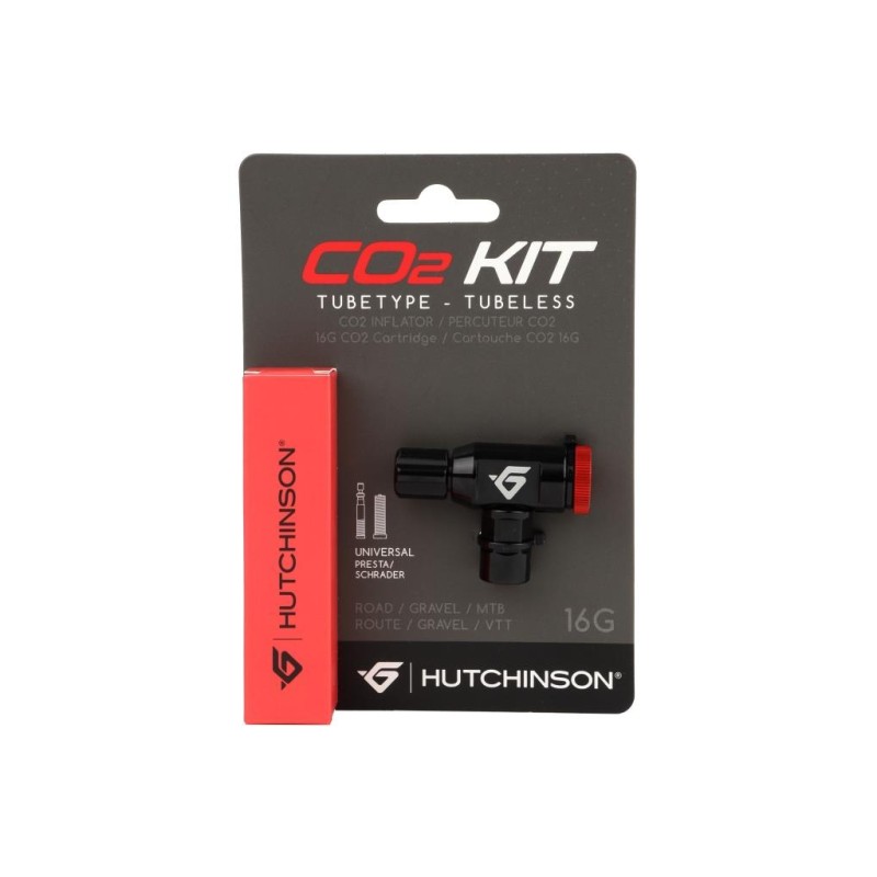 Cartouches de CO2 Hutchinson avec Embout, 16g, Lot de 2