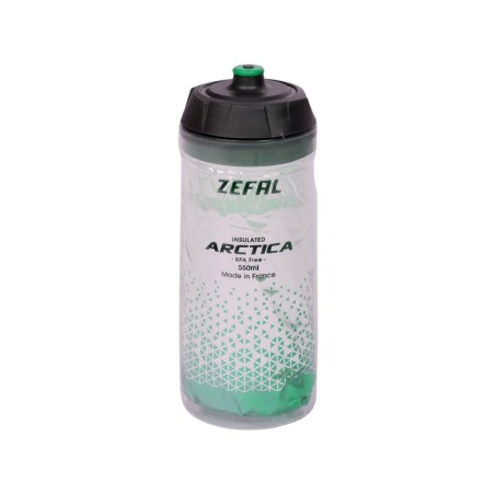 Bidon isotherm Zefal arctica 55 vert-argent 550ml (  2h30) (vissable) (gamme 2021)