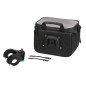 SACOCHE DE CINTRE-GUIDON VELO ZEFAL BAG NOIR FIXATION CLIPS (230x180x175mm - 7L)