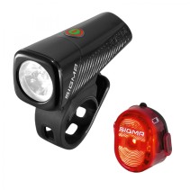 ECLAIRAGE VELO RECHARG.USB AV AR SIGMA LED BUSTER 150 /NUGGET II FLASH NOIR (FIX AV CINTRE