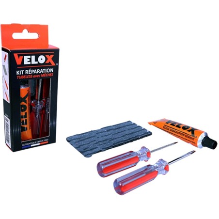 NECESSAIRE REPARATION VTT TUBELESS VELOX AVEC MECHES