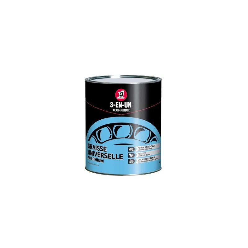 3EN1-POT GRAISSE AU LITHIUM 1K - C9112050 - 5032227330955