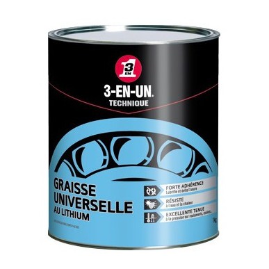 3EN1-POT GRAISSE AU LITHIUM 1K - C9112050 - 5032227330955