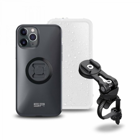 Pack complet SP-CONNECT Bike Bundle II fixé sur guidon et potence iPhone 11 Pro