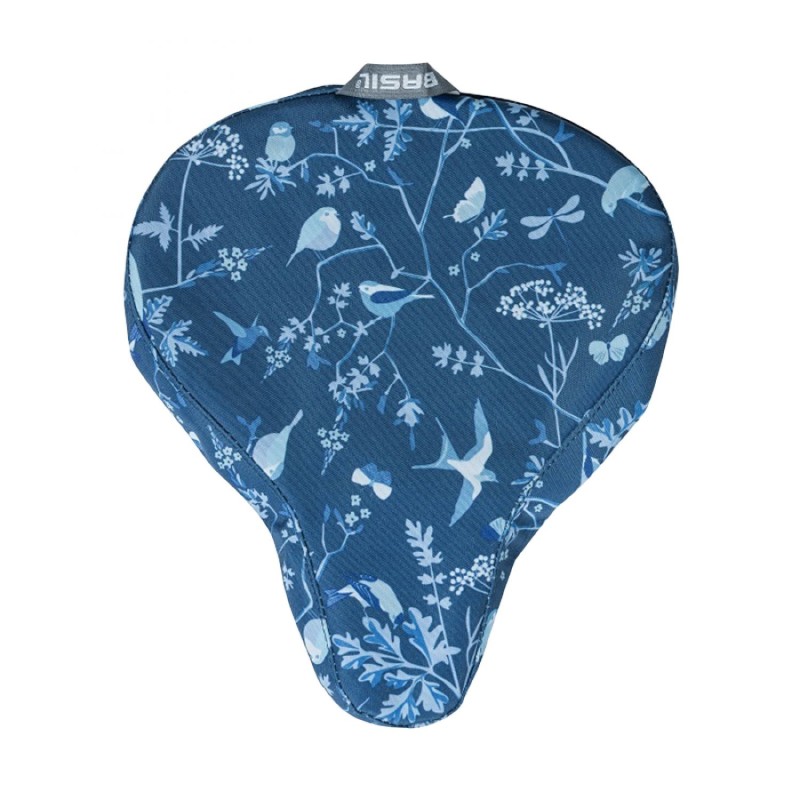 COUVRE SELLE VELO BASIL WANDERLUST BLEU INDIGO (28x23cm)