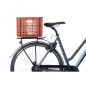 PANIER - CAISSE PLASTIQUE RECYCLE BASIL ROUGE TERRE 29L AVANT-ARRIERE