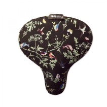 COUVRE-SELLE BASIL WANDERLUST IMPERMÉABLE NOIR/OISEAUX - 50430 - 8715019504303