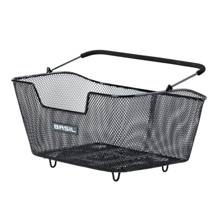PANIER AVEC ANSE ARRIÈRE BASIL BASE M MULTI SYSTEM ACIER NOI - 11233 - 8715019112331
