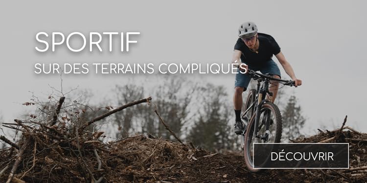 cycliste en vtt pleine nature